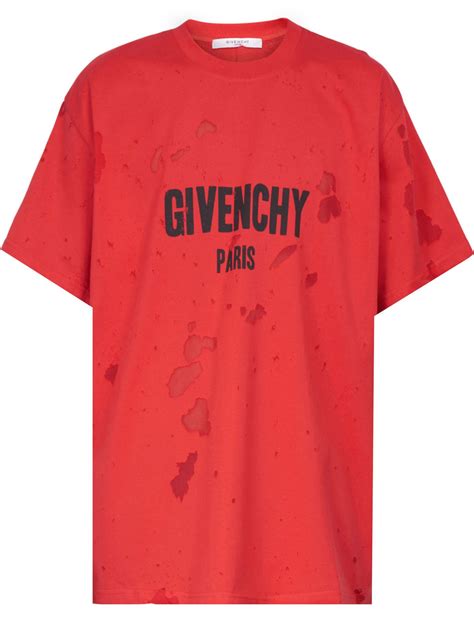 givenchy shirt red|givenchy t shirt men price.